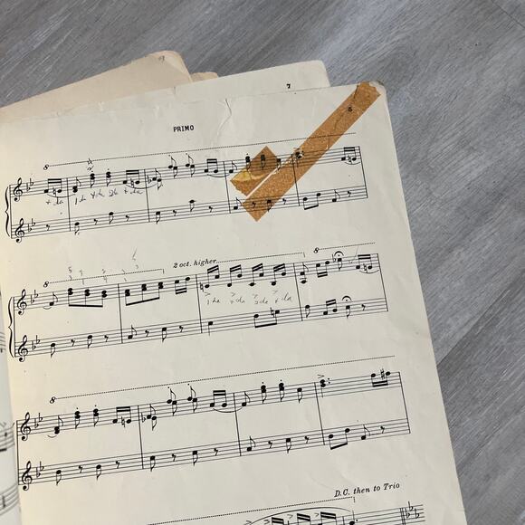 Sunbeam Frolic Minuet and Duet and Minuet in G Paper Sheet Music Bundle As-is - Picture 12 of 12